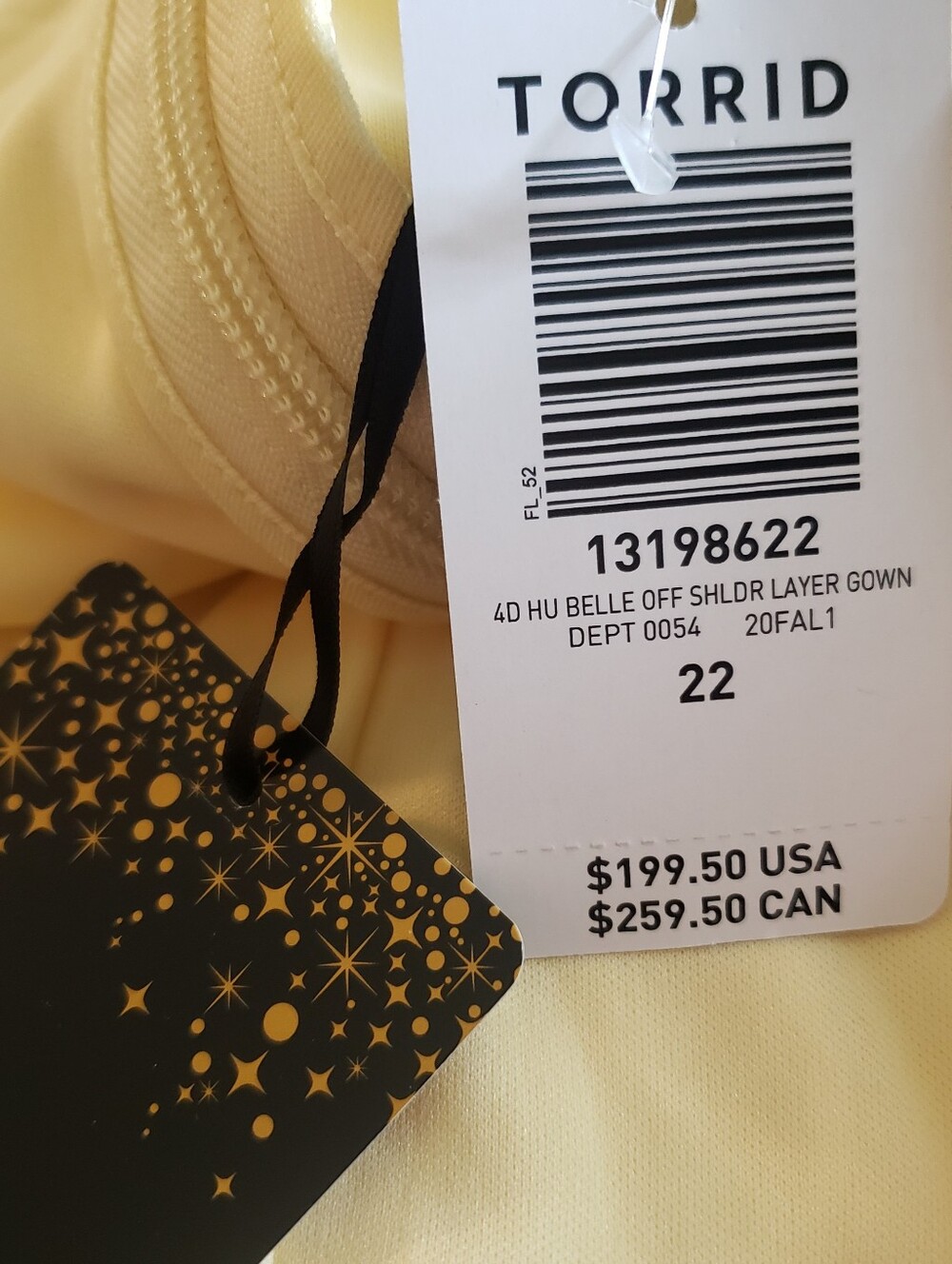Torrid Disney Belle Halloween Costume Size 22 - Picture 7 of 9
